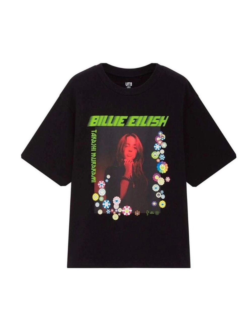 Uniqlo Billie Eilish black T-shirt Size XS